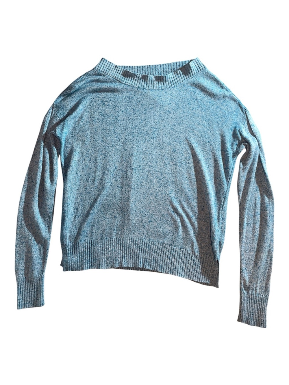 Club Monaco Light Blue Women's Linen Boatneck Sweater sz S
